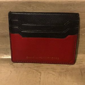 Diane von Furstenberg - leather card slot wallet